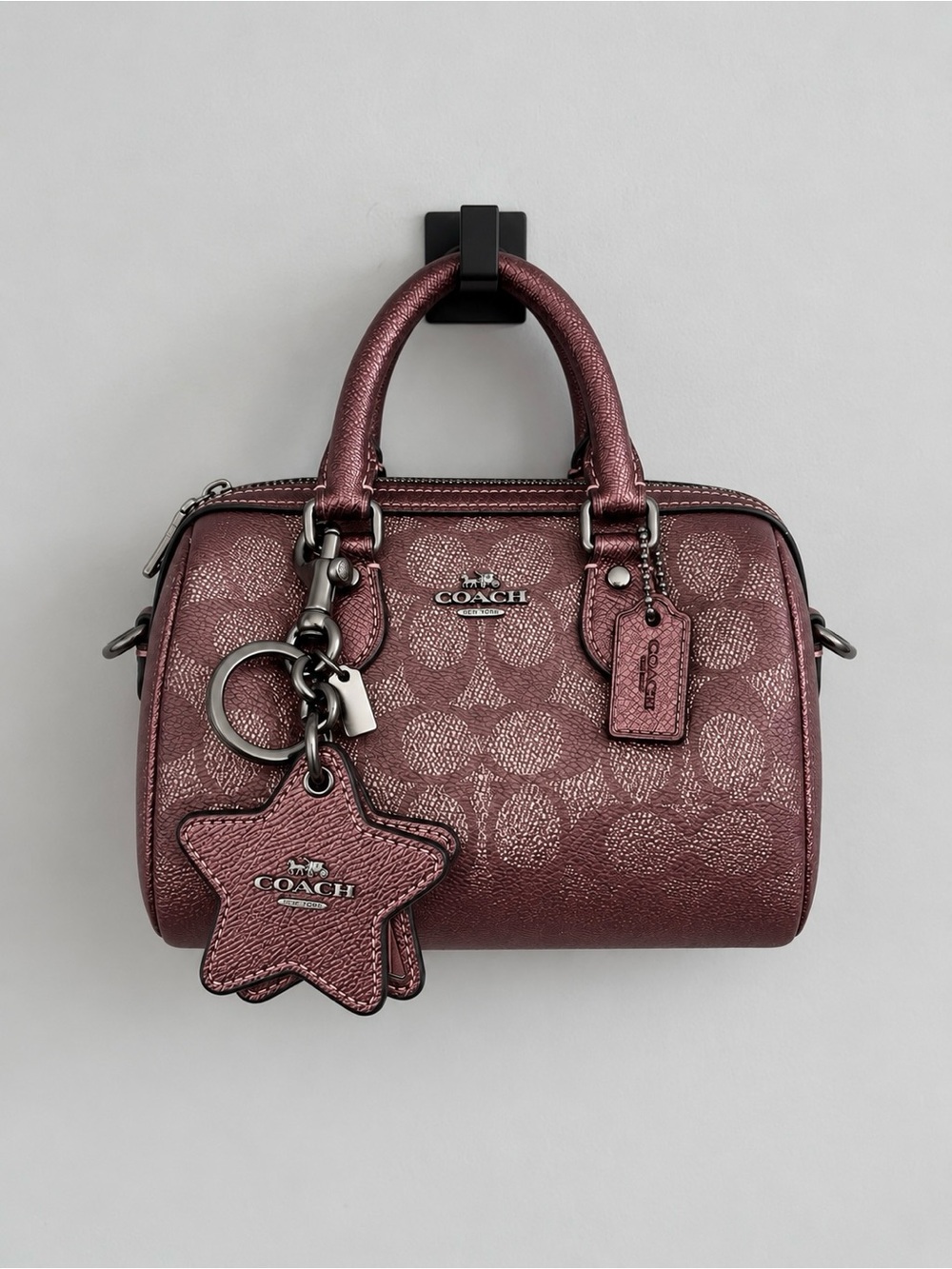 Coach Mini Rowan Crossbody & Star Mirror Charm Set Style #CX186